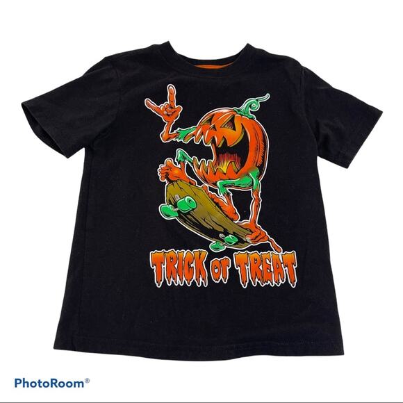 Halloween Size XS (4-5) O'Lanter Trick Or Treat T Shirt - Picture 1 of 6